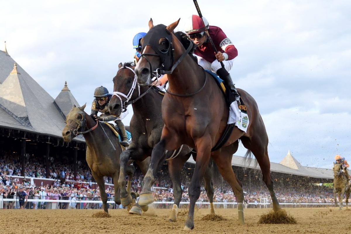 Dornoch Wins the Belmont Stakes