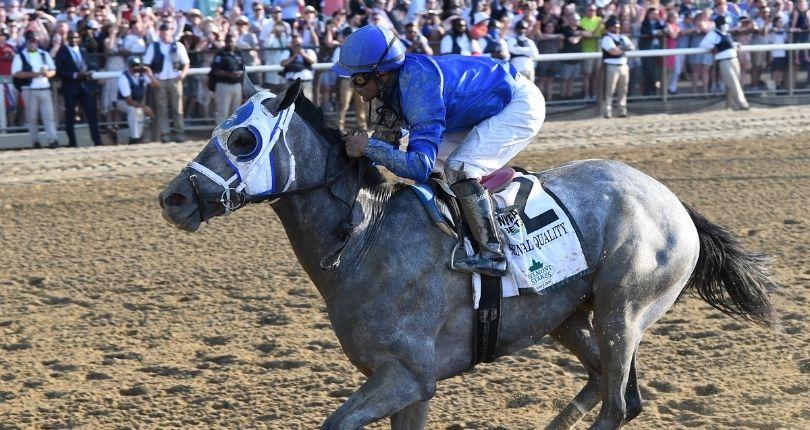 Essential Quality outkicks pacesetter Hot Rod Charlie to win 153rd edition of G1 Belmont Stakes pres