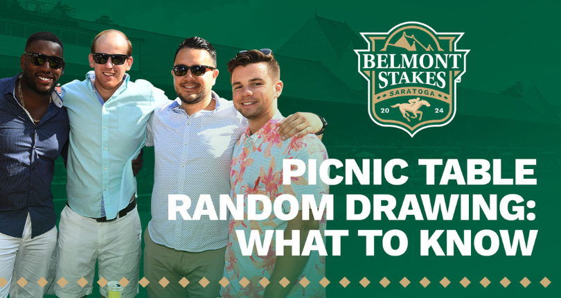 Belmont Stakes Day picnic paddock tables to be made available through random drawing